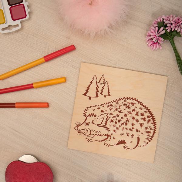 Доска для выжигания REXANT, «Ёжик», 150х150 мм, 1 шт., пакет 12-0926