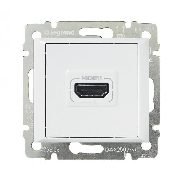 Legrand Valena  Белый Розетка механизм аудиовидео HDMI /770085