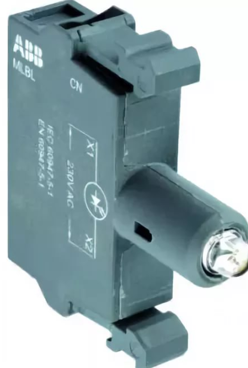 Патрон MLBL-07L со встроенным светодиодом синий 230В AC  ABB  /1SFA611621R1074/