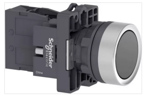 Кнопка Schneider Electric 1НO с фиксацией, черная  XA2EH021