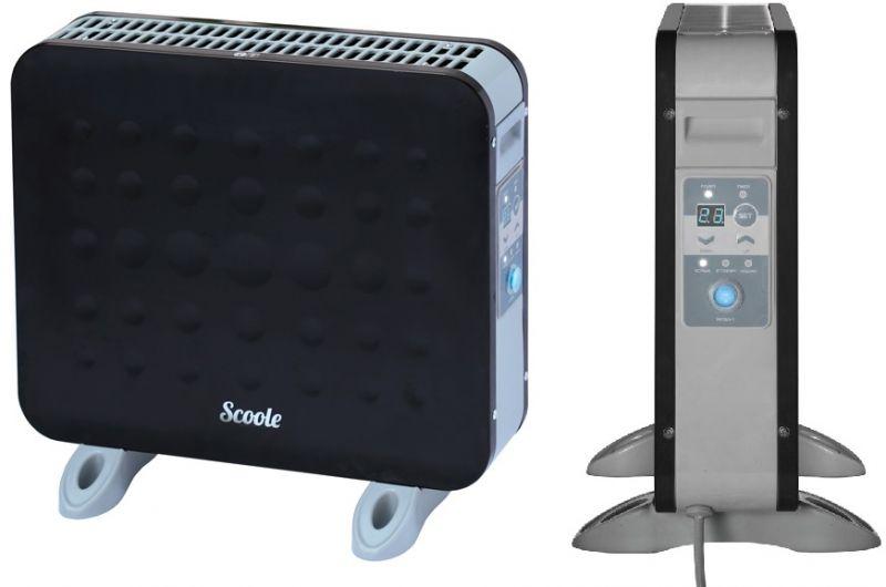 Обогреватель Scoole (2.0кВт, эл.термостат, LED, STIX, черный) Timberk, 220В, арт. SC HT HL1 2000 BK