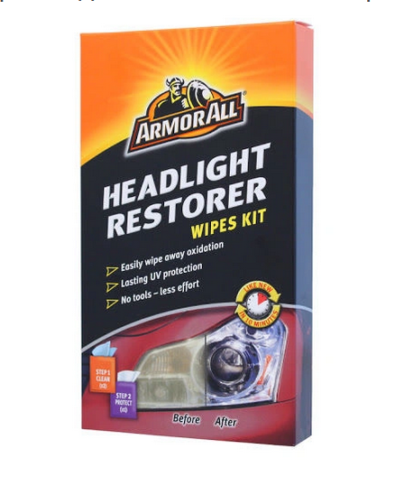Набор салфеток для восстановления фар Armor All AA Headlight Restorer Wipes Kit (6)