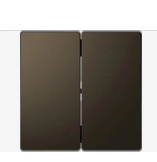 Schneider Electric  MERTEN  D-Life  Мокко  Клавиша 2-местная MTN3400-6052