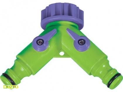 Разветвитель PALISAD 2- х канальный, регулируемый, со штуцерами//  66426