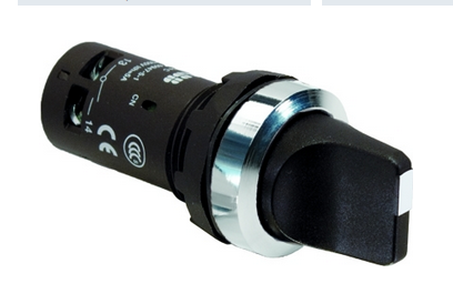 Переключатель ABB  C2SS2-30B-10 черный 2- позиционный 1НО /1SFA619201R3016/