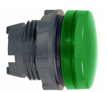 Головка для сигнальной лампы 22мм, зеленая Schneider Electric ZB5AV033