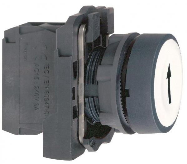 XB5AA3341 КНОПКА 22ММ БЕЛАЯ С ВОЗВРАТОМ