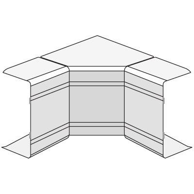 DKC  NIAV  Белый  Угол внутренний изменяемый  120x80  (70-120°) 01734