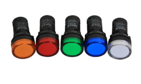 Лампа AD22DS(LED) матрица D22мм синий 230В-КЭАЗ