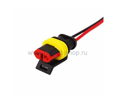 Автомобильный разъем гнездо с проводом 20см DJ7021-1.5-21 16-0312-9