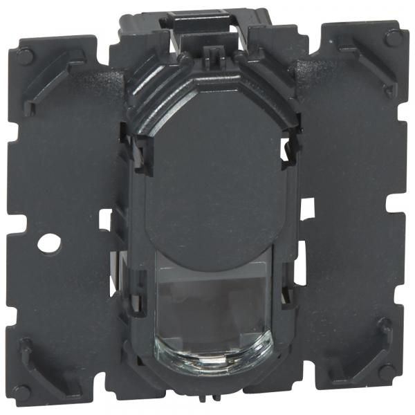 Legrand  Celiane Розетка механизм компьютерная 1-местная RJ45 UTP категория 6 ( чтобы сделать компьютерную 2-местную - этот код 2 шт) 67344