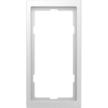Schneider Electric  MERTEN  D-Life  Белый Лотос  Рамка 2-местная д/роз. для бритвы MTN4025-6535