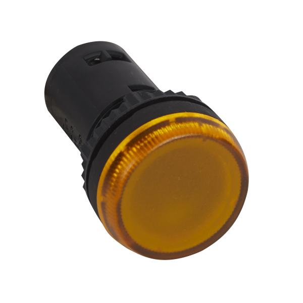 Индикаторная лампа моноблочная 230В желтая Osmoz  Legrand 024614