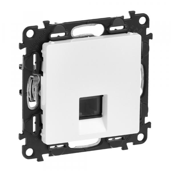 Legrand  Valena  LIFE  Белая Розетка телефонная 1-местная RJ11 скрытая установка IP20 / 753438